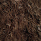 Throw Blanket Set of 3 Modern Soft Faux Fur Textured Brown Polyester By Casagear Home BM318540