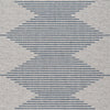 Adena 5 x 8 Area Rug, Indoor Outdoor, Hand Tufted Geometric White and Blue By Casagear Home