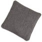 Toen 22 Inch Accent Pillow Set of 4, Indoor Outdoor, Dark Gray Polyester By Casagear Home
