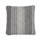 Jena 22 Inch Accent Pillow Set of 4, Indoor Outdoor, Black White Striped By Casagear Home