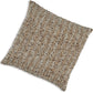 Lany 22 Inch Accent Pillow Set of 4 Woven Striped Design Zipper Brown By Casagear Home BM318590