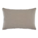 Ishy 14 x 22 Lumbar Accent Pillow Set of 4 Stripe Design Brown White By Casagear Home BM318591