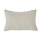 Aris 14 x 22 Lumbar Throw Pillow Set of 4, Geometric Design, White, Tan By Casagear Home