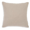 Lora 20 Inch Accent Pillow Set of 4 Textured Stripe Pattern Ivory Gray By Casagear Home BM318619