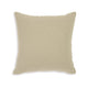 Tony 20 Inch Throw Pillow Set of 4 Striped Design White and Green Cotton By Casagear Home BM318621