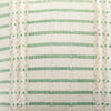 Tony 20 Inch Throw Pillow Set of 4, Striped Design, White and Green Cotton By Casagear Home