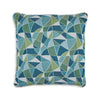 Sery 18 Inch Accent Pillow Set of 4 Indoor Outdoor Woven Geometric Blue By Casagear Home BM318625