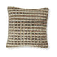 Ashley Throw Pillow Set of 4, 20", Cotton, Handwoven Stripe, Beige