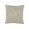 Ashley Throw Pillow Set of 4, 20", Cotton, Black and White Stripes