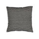 Ashley Throw Pillow Set of 4, 20", Cotton, Black and White Stripes