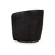 Ashley Niko Swivel Accent Chair Barrel Dark Blue Grain Leather BM318666