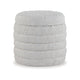 Ashley Storage Ottoman, 18", Removable Top, Polyester, White