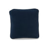 Ashley Wali Pillow Set of 4, 20" Square, Welted, Velvety Navy Blue