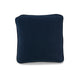 Ashley Wali Pillow Set of 4, 20" Square, Welted, Velvety Navy Blue