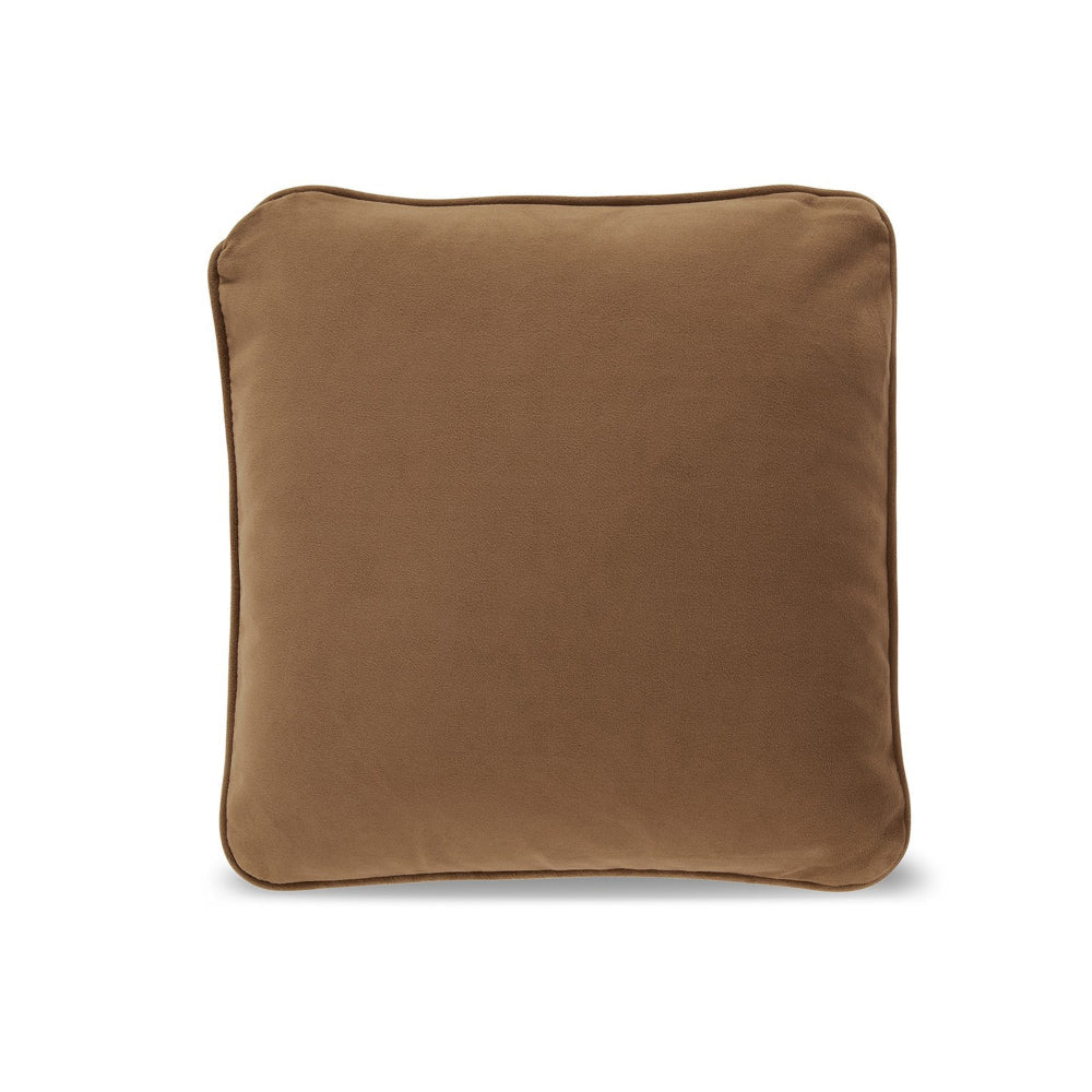 Ashley Wali Pillow Set of 4, 20" Square, Velvety Honey Yellow