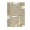 Ashley Teon 5 x 7 Medium Area Rug, Woven Pattern, Taupe Gray Wool