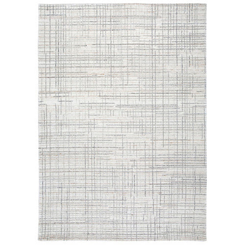 Ashley Stena 8 x 10 Inch Large Area Rug, Hand Tufted, Ivory Gray