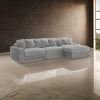 Lain 3pc Sectional Sofa with Reversible Chaise 8 Throw PIllows Gray By Casagear Home BM318718