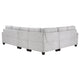 Seh 4 Piece Modular Sectional Sofa L Shaped Tufted Back Light Gray By Casagear Home BM318724