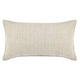 Doji 20 x 36 King Lumbar Pillow Sham, Natural Brown Cotton, Premium Linen By Casagear Home