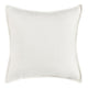 Doji 26 Inch Euro Pillow Sham, Soft White Ivory Cotton and Premium Linen By Casagear Home