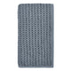 Cae Throw Blanket | Belgian Flax Linen | Blue Waffle Weave