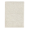 Cae Throw Blanket | Cotton | Beige Waffle Weave | Flax Linen