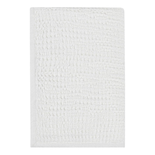 Cae Throw Blanket | Cotton | White Waffle Weave | Flax Linen
