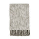 Avu Throw Blanket | Hand Woven Texture | Fringed Cotton | Beige