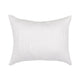 Irma 26 Inch Euro Pillow Sham, Embroidered White Premium Linen, Cotton By Casagear Home
