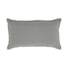 Tara 20 x 36 King Lumbar Pillow Sham, Striped Sage Green Belgian Flax Linen By Casagear Home