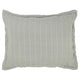 Tara 20 x 26 Standard Pillow Sham Striped Sage Green Belgian Flax Linen By Casagear Home BM318817