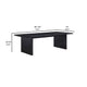 Jack 64-82 Inch Dining Table Rectangular Removable Extension Leaf Black By Casagear Home BM318864