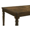 Ross Dining Table 87 Inch Rectangular Top Chestnut Brown Hardwood Frame By Casagear Home BM318910