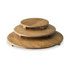 Ashley Piya Decorative Serving Tray Platter Set of 3 Brown Wood BM318930
