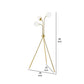 Jyan Accent Floor Lamp 3 Classic Globe Lights Tripod Gold Metal Base By Casagear Home BM319009