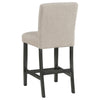 Alora Counter Height Dining Chair Set of 2 Beige Boucle Charcoal Gray By Casagear Home BM319037