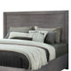 Wane Queen Size Bed Footboard Storage Metal Handles Gray Wood Finish By Casagear Home BM319183