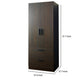 Beak 2 Door Standing Closet 2 Drawers and Hanging Bars Farmhouse Brown By Casagear Home BM319206