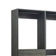 Dee Closet System 4 Hanging Rods 6 Drawers Dark Gray BM319219