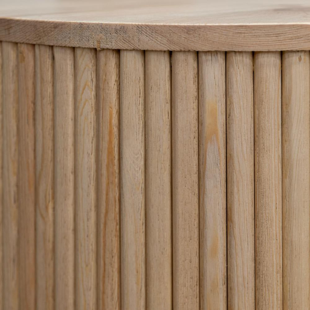 74 Inch Table Buy Izya 74 Inch Cocktail Coffee Table, Reeded Fluted Base, Brown Solid ...