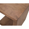 Okai Accent Table 20 Inch Tabletop C-Style Brown Solid Mango Wood By Casagear Home BM319315