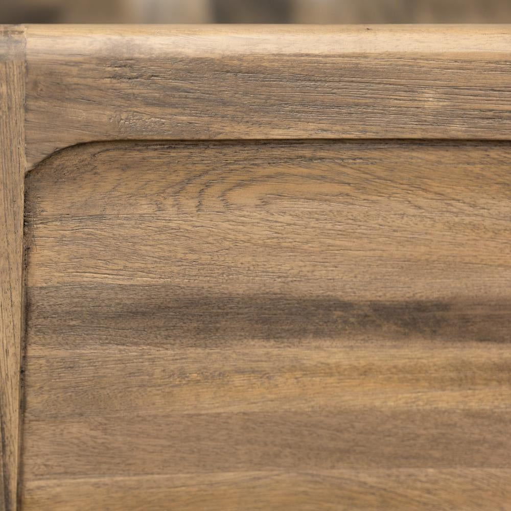 Gena Dining Side Chair Set of 2 Panel Backrest Brown Solid Mango Wood By Casagear Home BM319323