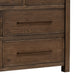 Loe Wide Dresser 7 Drawers Bronze Farmhouse Brown Solid Poplar Wood By Casagear Home BM319331