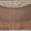 Okai Coffee Table with Arch Cutout 55 Inch Rectangular Brown Mango Wood By Casagear Home BM319341