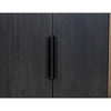Zea 76 Inch Sideboard Console Cabinet Solid Wood 2 Tone Rich Brown Gray By Casagear Home BM319344
