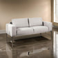 Kevin Sofa Gray Chenille Modern Track Arms Solid Wood 82 Inch By Casagear Home BM319509