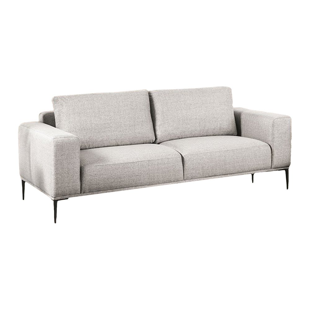 Kevin Sofa, Gray Chenille, Modern Track Arms, Solid Wood, 82 Inch By Casagear Home