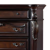 Venta Tall Dresser Chest 5 Drawers Cherry Brown Solid Wood by Casagear Home BM319554
