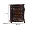 Venta Tall Dresser Chest 5 Drawers Cherry Brown Solid Wood by Casagear Home BM319554